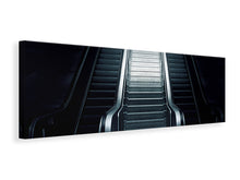 Load image into Gallery viewer, Panoramic Canvas Print Escalator in the dark
