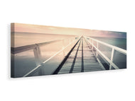 Panoramic Canvas Print Romantic wooden walkway