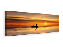 Load image into Gallery viewer, Panoramic Canvas Print Romantic sunset on the sea
