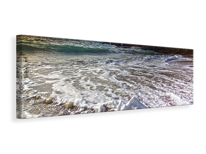 Panoramic Canvas Print whitecaps