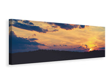 Load image into Gallery viewer, Panoramic Canvas Print Sunset - time to relax
