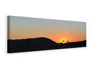 Panoramic Canvas Print Sunset in Africa