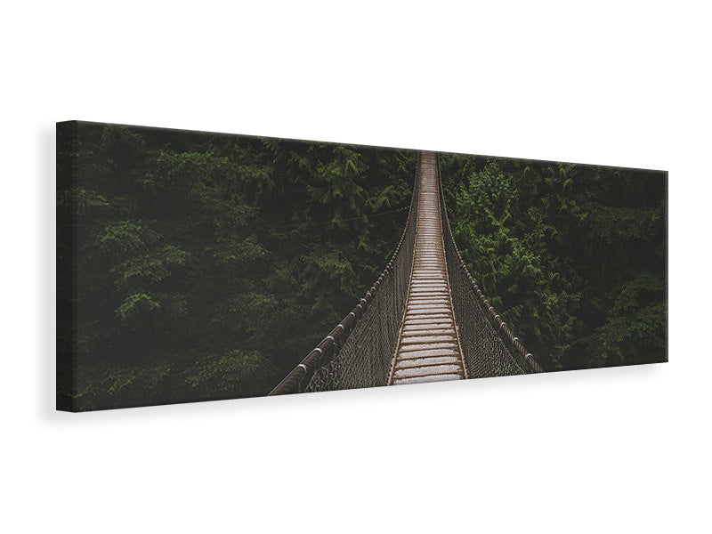 Panoramic Canvas Print Exciting bridge