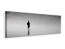 Load image into Gallery viewer, Panoramic Canvas Print Reflection in the fog
