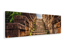 Load image into Gallery viewer, Panoramic Canvas Print stone stairs
