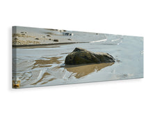 Load image into Gallery viewer, Panoramic Canvas Print Beach moments
