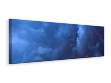 Load image into Gallery viewer, Panoramic Canvas Print Wild thunderstorm
