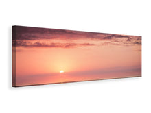 Load image into Gallery viewer, Panoramic Canvas Print Wonderful sunset on the horizon

