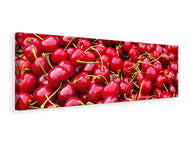 Panoramic Canvas Print XL cherries