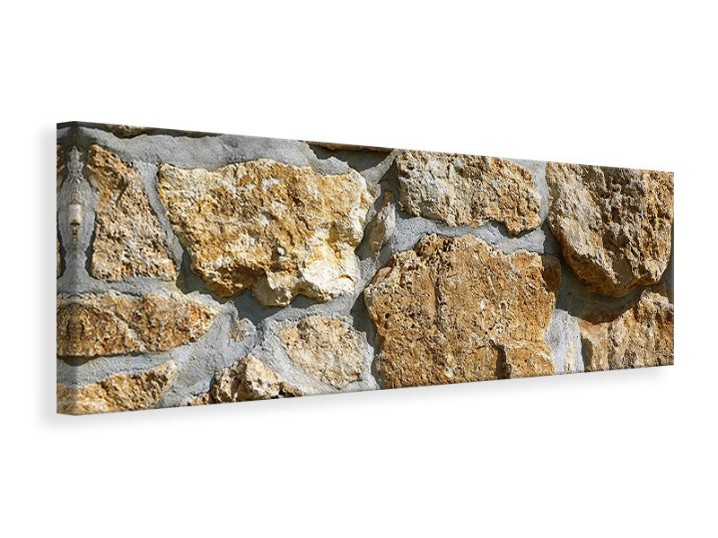 Panoramic Canvas Print XL stones
