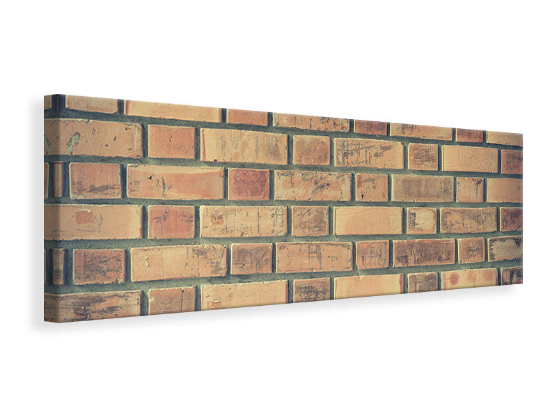 Panoramic Canvas Print Brick wall